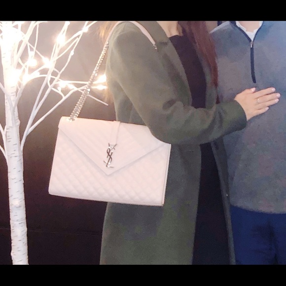 YSL YVES SAINT LAURENT Blush Pink Purse - Picture 4 of 4